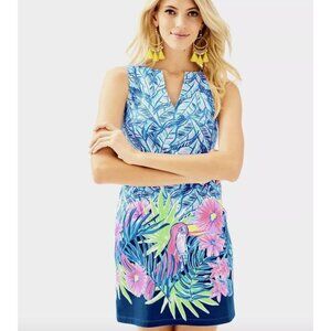 Lilly Pulitzer Harper Shift Dress Size Medium Lets Mango French Terry 26732 NWT